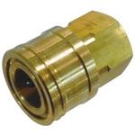 - バルブレス中圧用ソケットカプラー・真鍮(オネジ取付用) モノタロウ 32976404