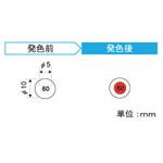 サーモカラーセンサー 丸型1温表示タイプ アセイ工業
