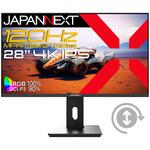 ゲーミング液晶ディスプレイ 28型/3840×2160/HDMI×1、DP×1/ブラック/スピーカー有/2年保証 JAPANNEXT