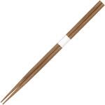 竹炭化 24cm 六角箸 100膳 帯巻 九州紙工