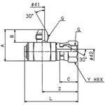 JL-GLスイベルジョイント BRIDGESTONE(ブリヂストン) 高圧用スイベル