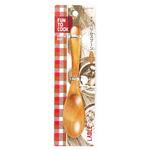 ファントゥクック 木製スリムスプーン パール金属
