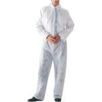 ディスポ不織布つなぎ服 アズワン