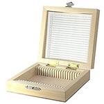 プレパラートボックス(木) アズワン スライド/カバーグラスケース