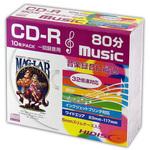 HIDISC 音楽用 CD-R 80分 700MB 32倍速対応 スリムケース HIDISC