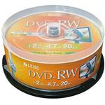 ブランクメディアディスクDVD-RW アズワン