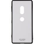 Xperia(TM) XZ2 SO-03K/SOV37/SoftBank 背面ガラスシェルケース「SHELL GLASS」 ワイヤレス充電対応 LEPLUS