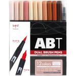 AB-T12CPO 水性グラフィックマーカー ABTセット ポートレート トンボ鉛筆
