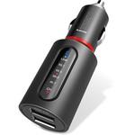 FMトランスミッター/Bluetooth/USB2ポート付/3．4A/おまかせ充電/4チャンネル エレコム