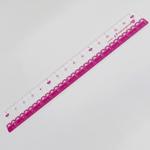SK-7640 ナノピタ ガール 直線定規 15cm リバーシブル SONIC(ソニック・文具)