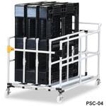 縦置きパレットカート 4枚用 矢崎化工