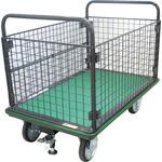 プレス製運搬車”ハイグレード運搬車”(金網付タイプ) TRUSCO