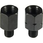 汎用 8mm 逆ネジ ミラーアダプター 左右セット バイクパーツセンター