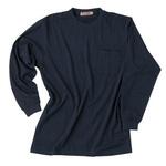 【加工可】綿100%長袖Tシャツ アタックベース