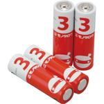 単３電池と単４電池