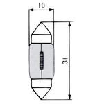 カラーバルブ(ルーム・マップランプ用電球 12V) フォーカス(FOCUS)