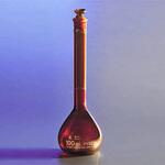 PYREX メスフラスコ 茶 PYREX(パイレックス)