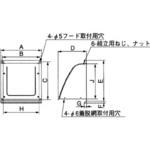 FY-HDA25 屋外フード(アルミ製) 1台 パナソニック(Panasonic) 【通販