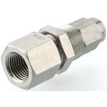 SUS316締付継手 メス隔壁ストレート PISCO(ピスコ)