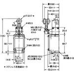 2回路リミットスイッチ オムロン(omron) 汎用タテ形リミット