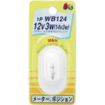 2輪車用ウエッジ球 T6.5 12V(シングル球) M&H