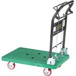 ハンドストッパー付樹脂製台車 石川製作所