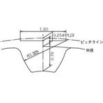 スーパートルクタイミングプーリ S2M形(棒状・アルミタイプ) 三ツ星ベルト