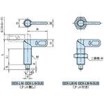 プランジャー インデックスプランジャー(ノーズロック型) GDX(スチール製、ナット付き) イマオコーポレーション