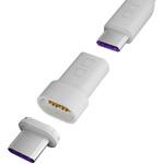 USB-C マグネット変換アダプタ ストレート ホワイト CIO