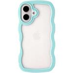 Wavy Case for iPhone 16 (blue) ユニケース