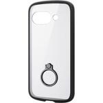Google Pixel 9a ケース ハイブリッド 衝撃吸収 軽量 薄型 カメラレンズ保護設計 リング付 エレコム