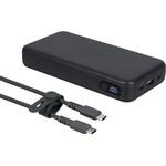 モバイルバッテリー 25000mAh PD140W出力 残量表示ディスプレイ PSE適合製品 ケーブル付属 MOTTERU