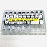 No.AR-607-OFC10 リュウズパッキンセット舶来15種150個 DELTA
