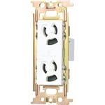 NDG2322E(WW) E's WIDEシリーズ 抜け止め接地ダブルコンセント 東芝ライテック