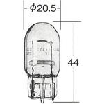 テール&ストップ球 12V(ブリスターパック) KOITO
