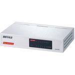 BUFFALO Giga対応 金属筺体 電源内蔵 5ポート ホワイト スイッチングハブ LSW3-GT-5NS 6g7v4d0 LSW6-GT-5NS/WH : スイッチングハブ | バッファロー