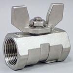 イノック　ボールバルブ　ステンレス　32A 5個　配管 岩崎 樹脂製 ボールバルブ 32A ネジ式 32mm 塩ビ管 ボール弁 通