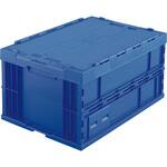 【5個セット】TRUSCO 折りたたみコンテナフタ付 75L 折りたたみコンテナ(本体フタ一体型75Lタイプ) TRUSCO 【通販モノタロウ】