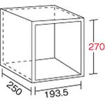 KB-4033 KB型コボレ止め付区分棚887×262×927横4列型3段 TRUSCO