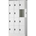 亜鉛メッキ鋼板製多人数用ロッカー(内筒交換錠式) TRUSCO