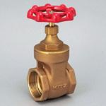 KITZ/キッツ 125型 青銅製汎用ゲートバルブ(ねじ込み形) S 65A キッツ 青銅製汎用ゲートバルブ125型 1&frasl;2 S-15A 1個（直送品） - アスクル