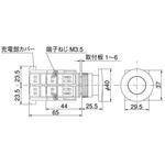 22Φ 中きのこ形スイッチ マルヤス電業
