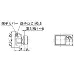 22Φパイロット 角ワイド形 全電圧 メタル色枠 マルヤス電業