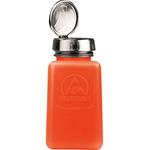 35270 静電気拡散性ボトル オレンジ ワンタッチ HDPE DESCO