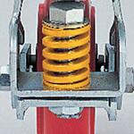 重量用ダンピングキャスター TP型 プレートタイプ LAMP(スガツネ工業)