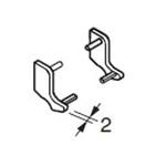 FLUQS 棚受ホルダー専用エンドキャップ LAMP(スガツネ工業)