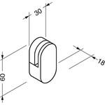 HEWI ミラークリップ 477-01-100型 LAMP(スガツネ)