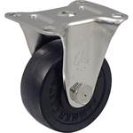 ステンレス 320SRP・固定車(ゴム一体車輪) ハンマーキャスター