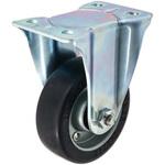 400SR・固定車(鉄板ホイール巾広ゴム巻(B入)車輪) ハンマーキャスター