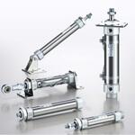 エアシリンダ CM2-Z1 Series チューブ内径20mm ラバークッションタイプ (CDM2BZ20～) SMC